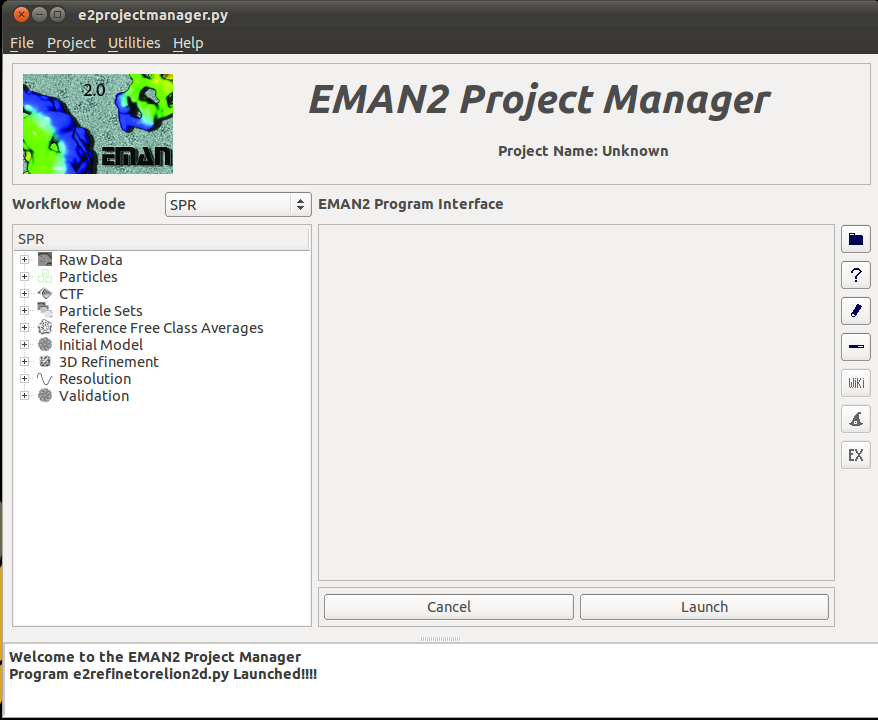 EMAN2 Project Manager