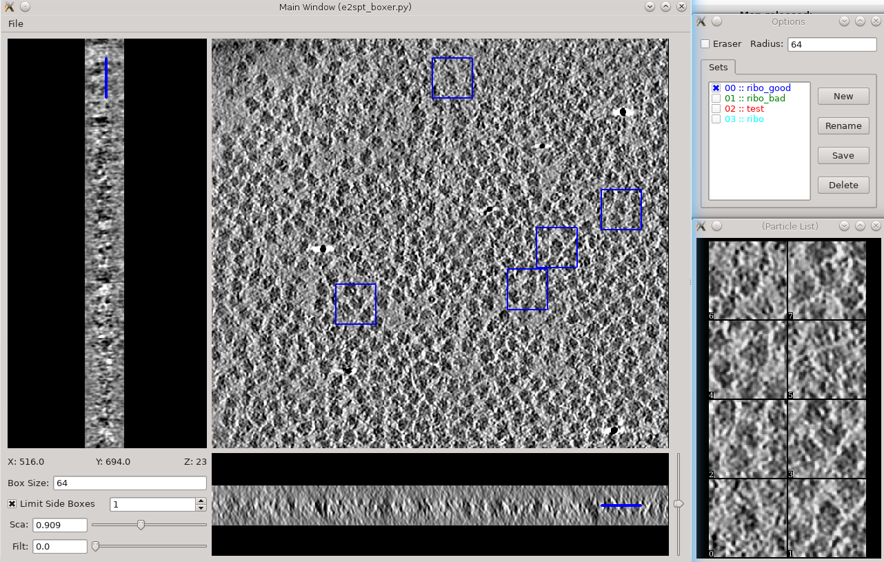 2D particle picking